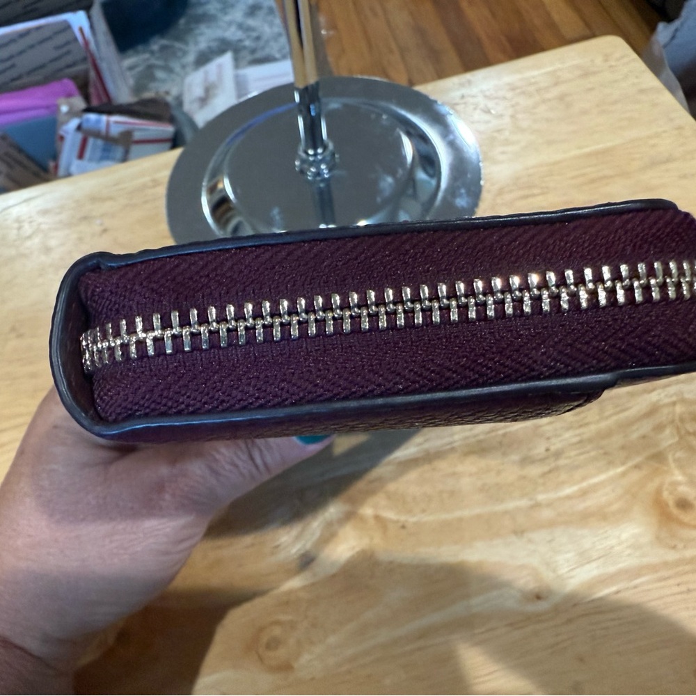 Kate Spade Deep Red Leather Wallet - Picture 9 of 10